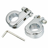 Motorcycle Universal 1.25" 32mm Highway Crash Bar Foot Pegs Footrest pedals Foot Rests For Honda Harley KAWASAKI YAMAHA Suzuki