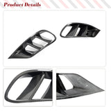 Dry Carbon Car Front Bumper Fog Light Covers For Mercedes Benz C217 S500 S550 Sport Pre-facelift 2015-2017 Air Vent Covers Trims