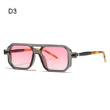 Double Bridge Leopard Sunglasses