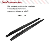 Car Side Skirts Extension Lip Spoiler  for BMW 4 Series G82 G83 M4 2021 2022 Carbon Fiber Body Kits Door Bumper Skirts Apron