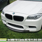 For BMW F10 5 Series M5 F10 F11 528i 535i 550i 2012-2016 Car Front Bumper Splitter Lip Splitter Spoiler Body Kits Accessories