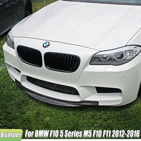 For BMW F10 5 Series M5 F10 F11 528i 535i 550i 2012-2016 Car Front Bumper Splitter Lip Splitter Spoiler Body Kits Accessories