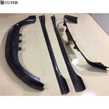 Car Body Kit Carbon Fiber Front Bumper Lip Rear Diffuser Lip Side Skirts for Maserati Ghibli Sq4 14-16