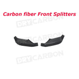 Front Bumper Lip Spoiler Splitters for BMW F06 F12 F13 M Sport 2012 - 2016 Carbon Fiber Bumper Chin Guard