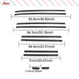 Dry Carbon Car Body Side Molding Trims Cover for Mercedes Benz G-Class G63 W463 AMG Car Door Decoration Strip Side Trim 10PCS