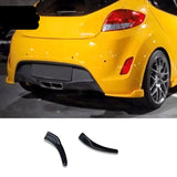 ABS Material Car Tuning Parts Body Kits For Hyundai Veloster 2011 2012 Rear Diffuser Lip Side Skirts One Piece Front Bumper Lip