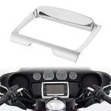 Chrome Stereo Trim Cover Fit For Harley Touring FLH/T Electra Street Glide Tri Glide 2014-2023