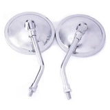 10mm Rear View Mirrors Chrome Round Motorcycle For Honda CB500 CB550 CB650 CB750 CB 200 250 350 400 Goldwing 1000 1100 1200 1500