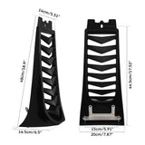 Black Chin Fairing Spoiler Lower Radiator Cover Fit For Harley Softail Street Bob Breakout Fat Bob 2018-2023 Motorcycle
