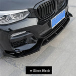 For BMW X3 X4 M40 G01 G02 M-performance Front bumper Lip Body Kit Exterior Trim Canard Lip Splitter Custom 2017-2021 M-sport