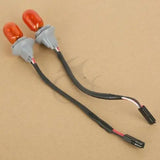 2PCS Front Turn Signal Lights Bulbs For Honda Goldwing GL1800 2006-2011 Orange
