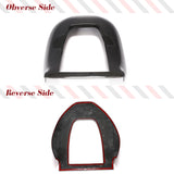 Dry Carbon Fiber Car Seat Back Cover Interior Trim 1Pc For Tesla Model 3 Model Y 2016-2023 1 Set/Piece