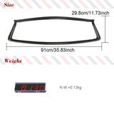 Real Carbon Fibe Front Racing Grill Grille For Infiniti Q50 Q50S 2018-2023 Car Front Bumper Grill Outline Trim Cover Overlay