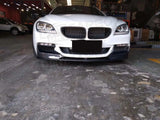 Front Bumper Lip Spoiler Splitters for BMW F06 F12 F13 M Sport 2012 - 2016 Carbon Fiber Bumper Chin Guard