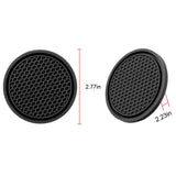 4pcs/set 7cm*5cm Car Cup Holder Anti-Slip Silicone Insert Coaster Mat Universal Car Accessories Black Fit For Most Cars Styling