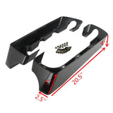 4" Hard Saddle Bag Saddlebag Extension For Harley Touring Models Electra Street Glide Ultra Classic Road King FLH FLT 2014-2023