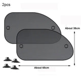 SEAMETA Car Sun Shade UV Protection Car Curtain Car Window Sunshade Rear Window Mesh Sun Visor Summer Protection Window Film