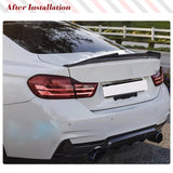 Dry Carbon Fiber Car Rear Trunk Spoiler for BMW 4 Series F36 Gran Coupe 2014 - 2019 Rear Wing Spoiler Boot Lid High Kick Lip