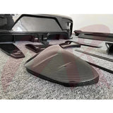 MSY Style Real Carbon Fiber Body Kit for Porsche Taycan Front Lip Rear Bumper Diffuser Trunk Spoiler Side Skirt Air Trim