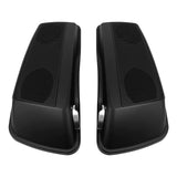 Motorcycle 5" Extended Saddlebags 5"x7" Speakers Cutout For Harley Touring Road King Glide 2014-2024