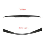 Car Rear Trunk Spoiler for Chevrolet Corvette C8 Stingray 2020 2021 Carbon Fiber Spoiler Boot Lip Car Trunk Spoiler High Wing
