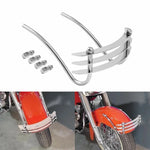 Front Spear Trim Rear Fender Bumper Cheese Grater For Harley Heritage Springer FLSTS 1997 1998 1999 2000 2001 02 2003 Motorcycle