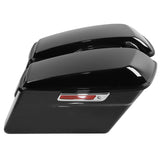 Motorcycle Hard Saddlebags For Harley Touring Road King Electra Glide Street Glide 2014-2024 Gunship Gray