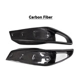 Carbon Fiber Car Front Bumper Fog Lamp Trim Cover Fog Lamp Sticker Cover Frame Trim for BMW 2015 - 2018 F85 X5M F86 X6M