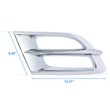 Motorcycle Moto Chrome Left Right Fairing Accent Grilles For Honda Goldwing GL1800 2001-2011