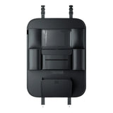 Car Seat Back Hanging Organizer Leather Auto Backseat Storage Bag With Cup Holder Universal Trash Bin Tissue Box Phone Pockets