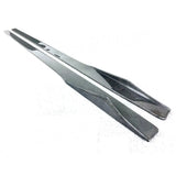 2Pcs Car Side Skirts Apron For Alfa Romeo Giulia Sedan 4 Door Bumper Side Skirts Apron Spoiler Body Kits MTC Style Carbon Fiber
