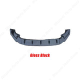 For VW Golf7 MK7 7.5 GTI R GTD GTE R R-Line 2013-2020 Front Bumper Lip Spoiler Splitter Protector Cover Car Body Kits ABS Tuning