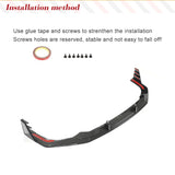 Dry Carbon Fiber Front Bumper Lip Splitters for Audi RS7 C8 Hatchback 2020 - 2022  Front Bumper Lip Spoiler Splitters Guard