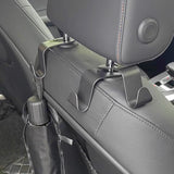 4Pcs Car Headrest Hooks Hanger for Bags Seat Back Organizer Holder Clips Auto Fastener Hooks Car Storage Interior Accessories