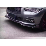 Car Body Parts Front Bumper Lip Spoiler For 2014-2017 INFINITI Q50S Modified Body Kit