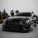 Car Body Parts Front Bumper Lip Spoiler For 2014-2017 INFINITI Q50S Modified Body Kit