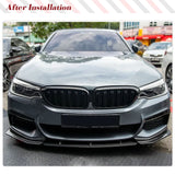 Carbon Fiber Front Bumper Lip for BMW 5 Series G30 G31 M Sport 2017-2019 520i 530i 540i M550i Front Lip Chin Splitter Protector