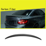 Car Styling Carbon Fiber Spoiler Rear Trunk Lip Wing for BMW 2 Series F87 M2 F22 220i 228i M235i Coupe 2014 - 2017