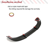 Dry Carbon Rear Roof Spoiler Top Window Wing Fit for Audi RS6 Avant Wagon C8 2020-2022 Car Rear Racing Roof Spoiler Wing Lip