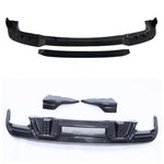 For BMW X5M F95 2019 2020 20212022 High Quality Real Carbon Fiber Front Bumper Lip Rear Diffuser Trunk Spoiler Full Body Kit