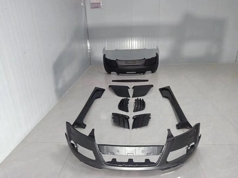 Body kit for Audi TT MK2 2008-2015 to R8 style front rear bumper side skirt Fender