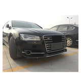 Front Bumper Lip Chin Splitter Spoiler Air Dam Grille Body Kit For Audi A8 2015-2017