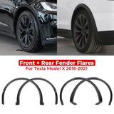 For Tesla Model X 2016 - 2021 Front Rear Left Right Wheel Eyebrow Molding Fender Flare 1035288-00-M 1078207-00-F 1075630-00-A