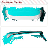 Carbon Fiber Rear Roof Spoiler Boot Lip Wing Car Rear Racing Spoiler For Porsche Cayenne 2018-2022 Not for Coupe Turbo GTS