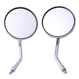 10mm Rear View Mirrors Chrome Round Motorcycle For Honda CB500 CB550 CB650 CB750 CB 200 250 350 400 Goldwing 1000 1100 1200 1500