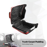 Motorcycle King Tour Pak Trunk Carpet Liner For Harley Touring Limited  CVO Road Electra Street Glide Road King FLHT 2014-2022