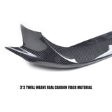 Carbon Fiber/FRP Front Bumper Lip Spoiler for Maserati Ghibli Base and S and S Q4 Sedan 4-Door 2014-2017 Bumper Guard Splitters