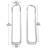 Chrome Saddlebags Lid Top Rail Guards For Harley Touring Road King Street Electra Glide FLH FLHX FLHS FLHTK FLTC 2014-2024