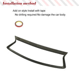 Real Carbon Fibe Front Racing Grill Grille For Infiniti Q50 Q50S 2018-2023 Car Front Bumper Grill Outline Trim Cover Overlay