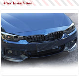 Carbon Fiber/FRP Car Front Bumper Lip Spoiler Splitters for BMW 4 Series F32 F33 F36 M Sport 2013-2017 Car Front Racing Body Kit